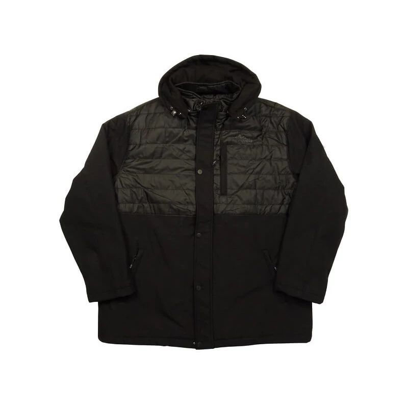 Férfi nagy 3XL-6XL méretű bélelt softshell kabát levehető kapucnival, fekete színben. Tekintse meg online vagy jöjjön el hozzánk személyesen üzletünkbe.