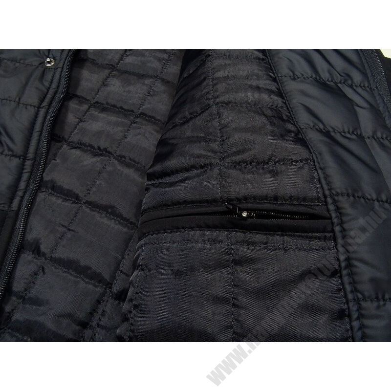 Férfi nagy 3XL-6XL méretű bélelt softshell kabát levehető kapucnival, sötétkék színben. Tekintse meg online vagy jöjjön el hozzánk személyesen üzletünkbe.5