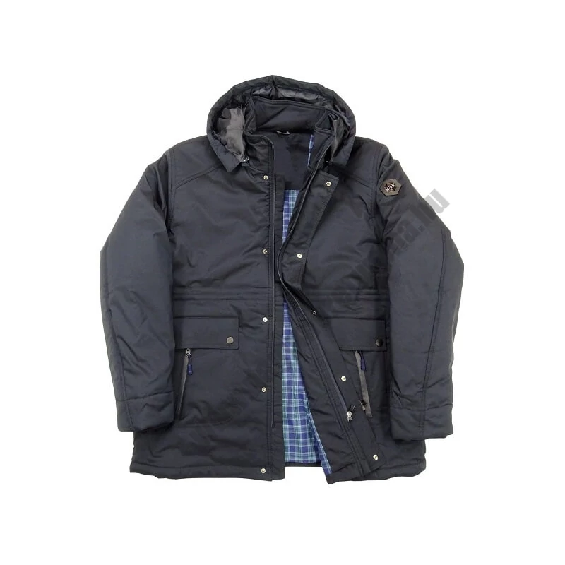 Ice Nagyméretű férfi téli kabát sötétkék 3XL