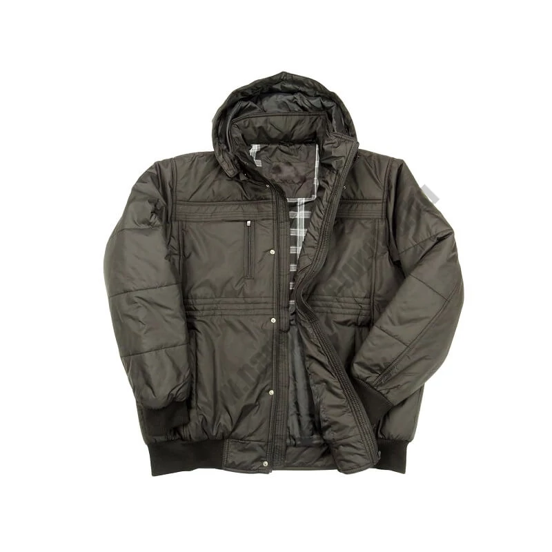 Rain Pufi téli kabát 4XL fekete nagyméretű