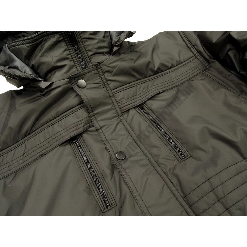 Rain Pufi téli kabát 4XL fekete nagyméretű