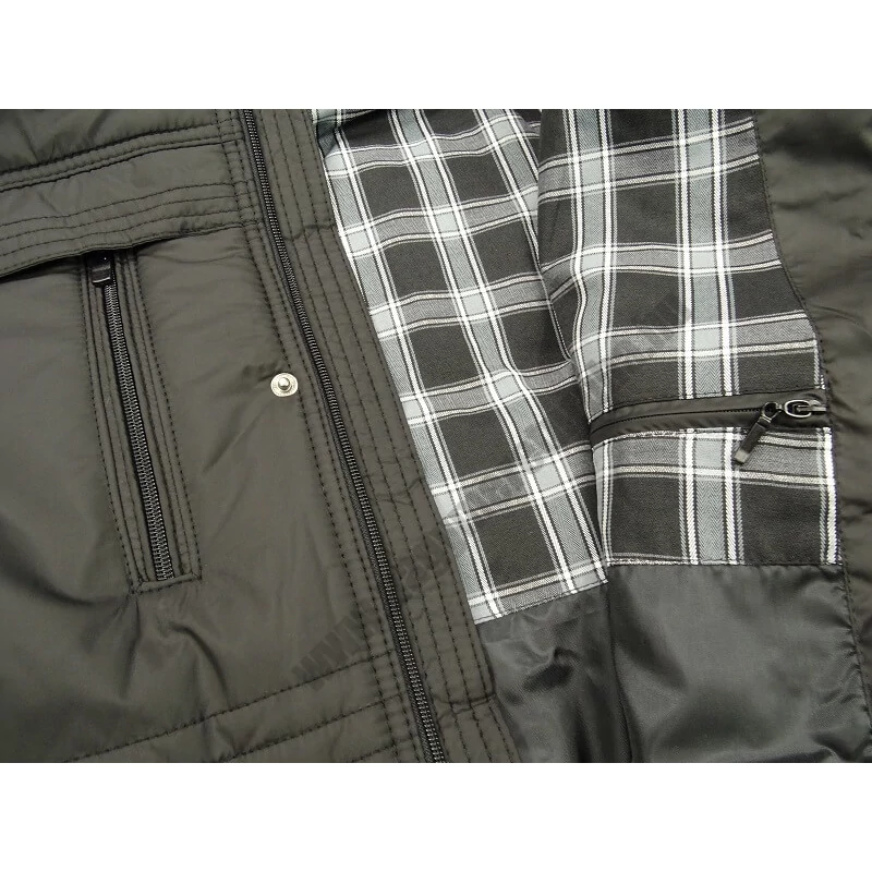 Rain Pufi téli kabát 4XL fekete nagyméretű