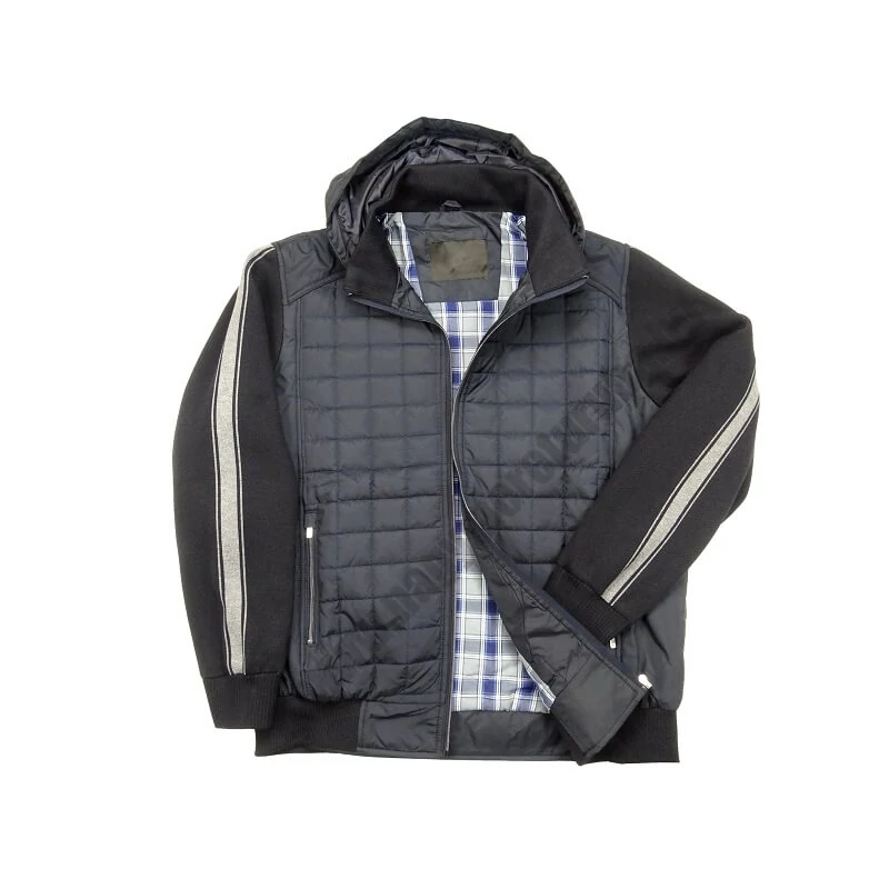 Cozy Extra nagyméretű férfi átmeneti dzseki sötétkék 4XL