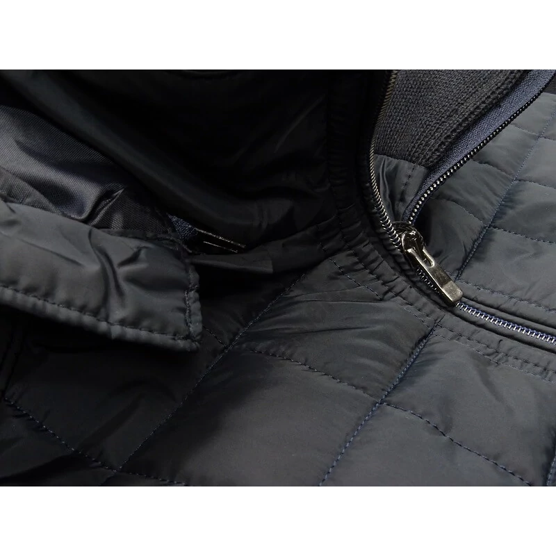 Cozy Extra nagyméretű férfi átmeneti dzseki sötétkék 4XL