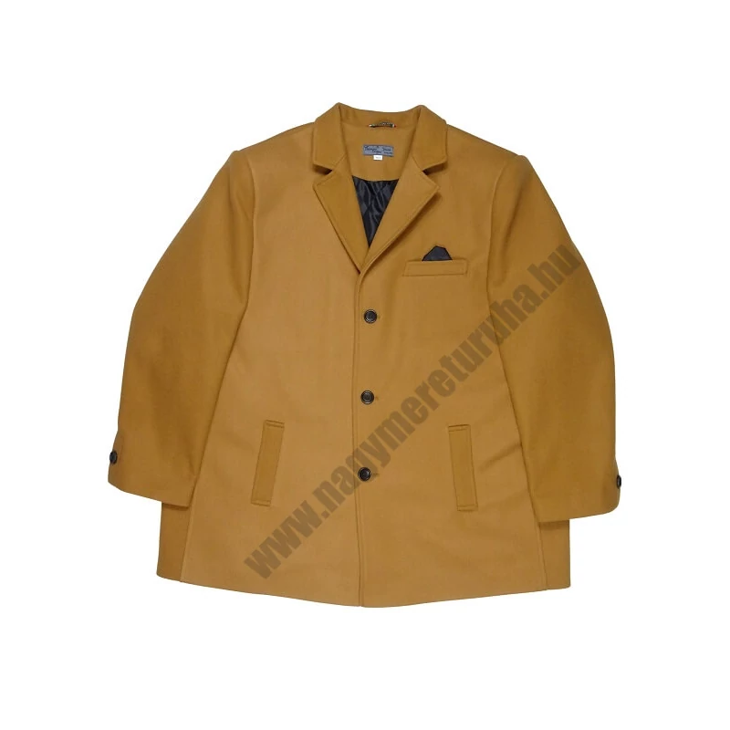 Elegáns T.Barna nagyméretű férfi szövetkabát prémium minőségű gyapjúból extra 3XL-8XL méretekben.Rendeljen online kényelmesen.Gyors 1-2 munkanapos szállítás.