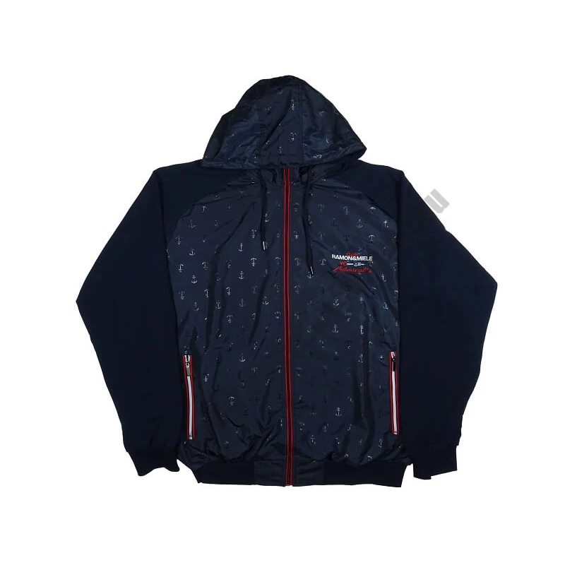 2XL-6XL méretű R.Sötétkék Admirális férfi nagyméretű melegítő szett rugalmas pamut anyagból.Rendeljen online kényelmesen.Gyors 1-2 napos szállítás!2