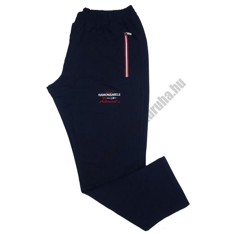 2XL-6XL méretű R.Sötétkék Admirális férfi nagyméretű melegítő szett rugalmas pamut anyagból.Rendeljen online kényelmesen.Gyors 1-2 napos szállítás!6