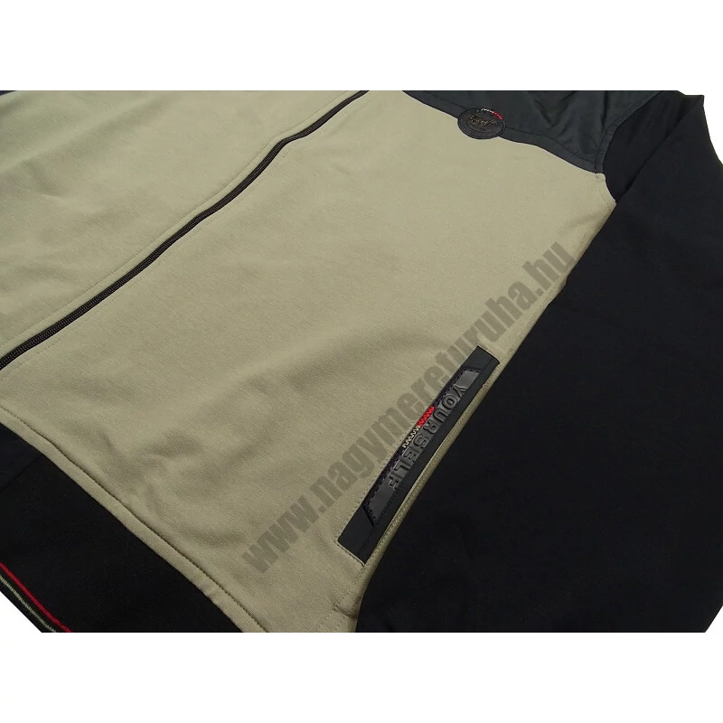 3XL-7XL méretű Challenge keki-sötétkék nagyméretű férfi melegítő szett rugalmas pamut anyagból.Rendeljen online kényelmesen vagy jöjjön el hozzánk személyesen!6