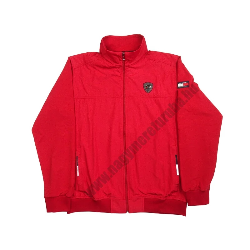 Divatos Challenge piros nagyméretű férfi melegítő szett rugalmas pamut anyagból 4XL,5XL,6XL,7XL méretekben.Rendeljen online kényelmesen vagy jöjjön el hozzánk személyesen!5