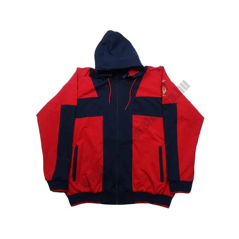 Férfi kapucnis melegítő szett  XL sötétkék kék