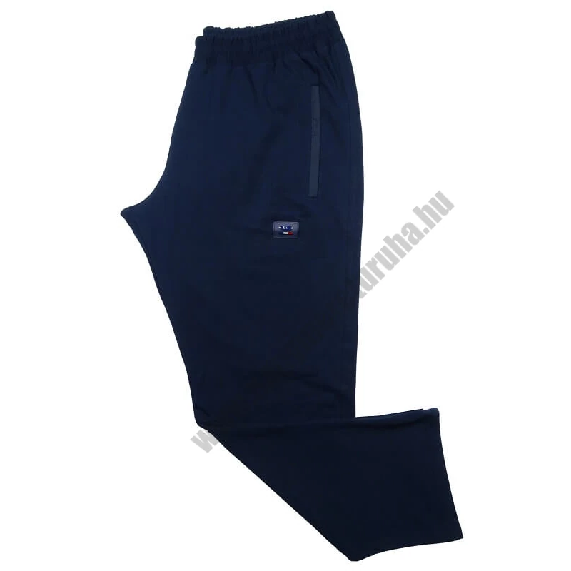 Nagy XL-6XL méretű FC.Sötétkék csíkos férfi melegítő szett sok zsebbel