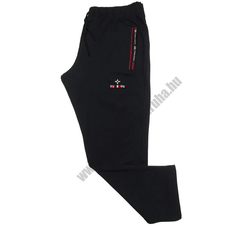 Nagy 2XL-6XL méretű R.Káró sötétkék férfi melegítő szett sok zsebbel, rugalmas pamut anyagból.Rendeljen online kényelmesen vagy jöjjön el hozzánk személyesen!4