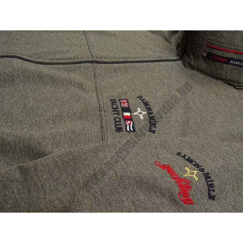 Nagy 2XL-6XL méretű R.Káró szürke férfi melegítő szett sok zsebbel, rugalmas pamut anyagból.Rendeljen online kényelmesen vagy jöjjön el hozzánk személyesen!2