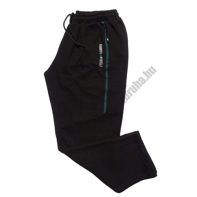 Téli vastag extra nagyméretű,fekete-zöld színű férfi pamut melegítőnadrág 7XL-10XL méretekben.Gyors 1-2 napos szállítás!1