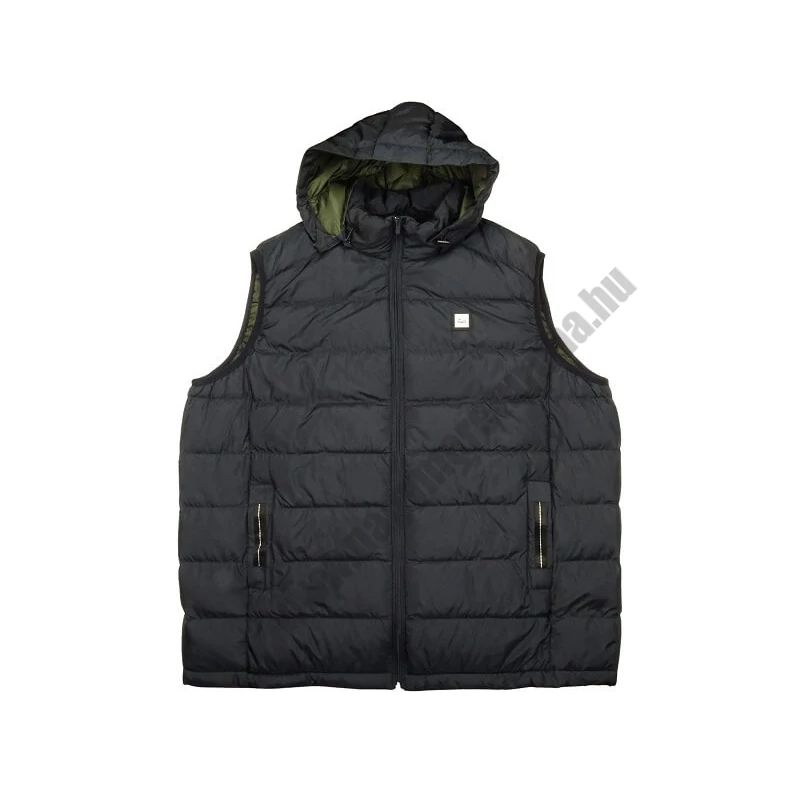 Fashion sötétkék férfi nagyméretű kapucnis mellény 8XL– MR.BB BIG SIZE