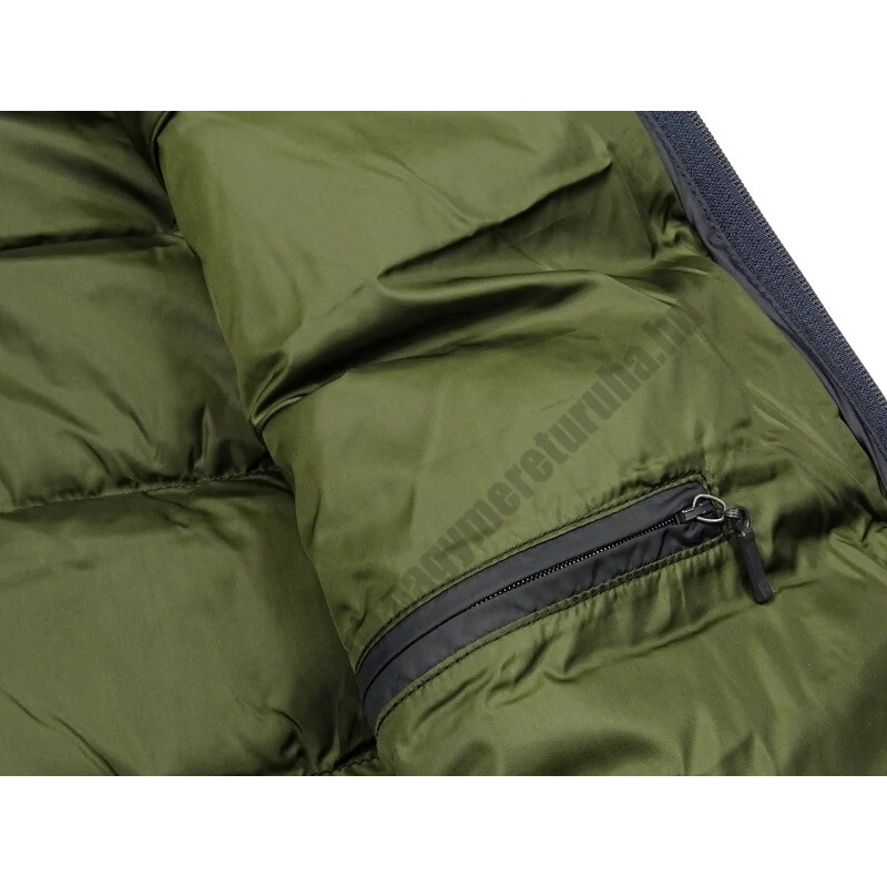 Fashion sötétkék férfi nagyméretű mellény zöld belső béléssel – MR.BB BIG SIZE