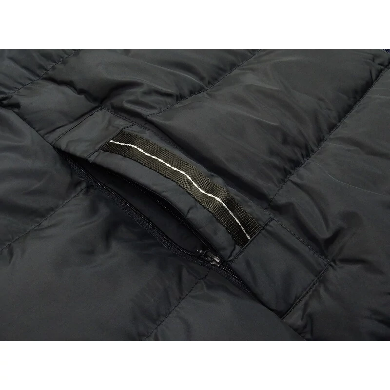 Fashion férfi nagyméretű kapucnis mellény cipzáras zsebbel