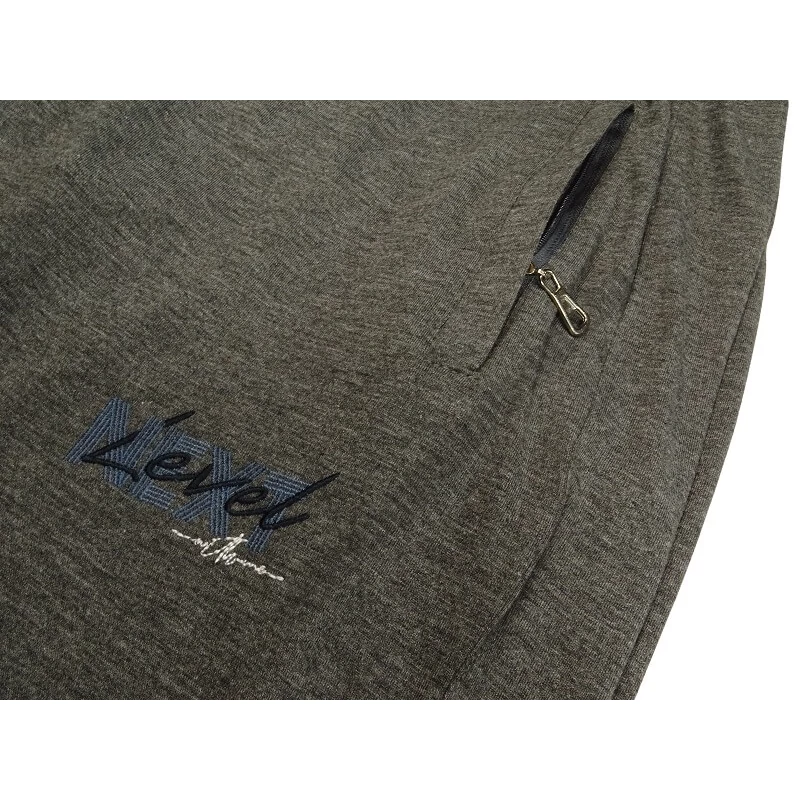 Férfi pizsama 4XL Level szürke (nagyméretű)