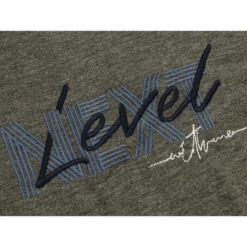 Férfi pizsama 4XL Level szürke (nagyméretű)