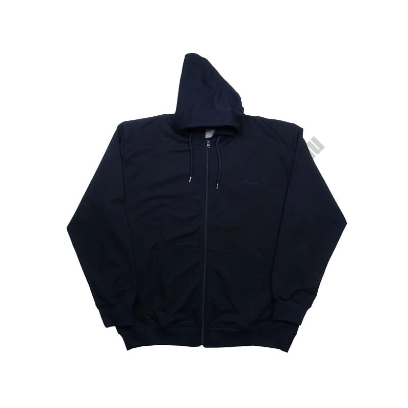 3XL-6XL nagyméretű PP.Sötétkék férfi kapucnis kardigán, vékony, rugalmas pamutból. Rendeljen online, vagy jöjjön el hozzánk személyesen!