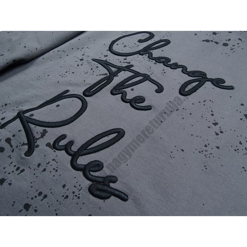 Pulóver Rules 3XL szürke nagyméretű