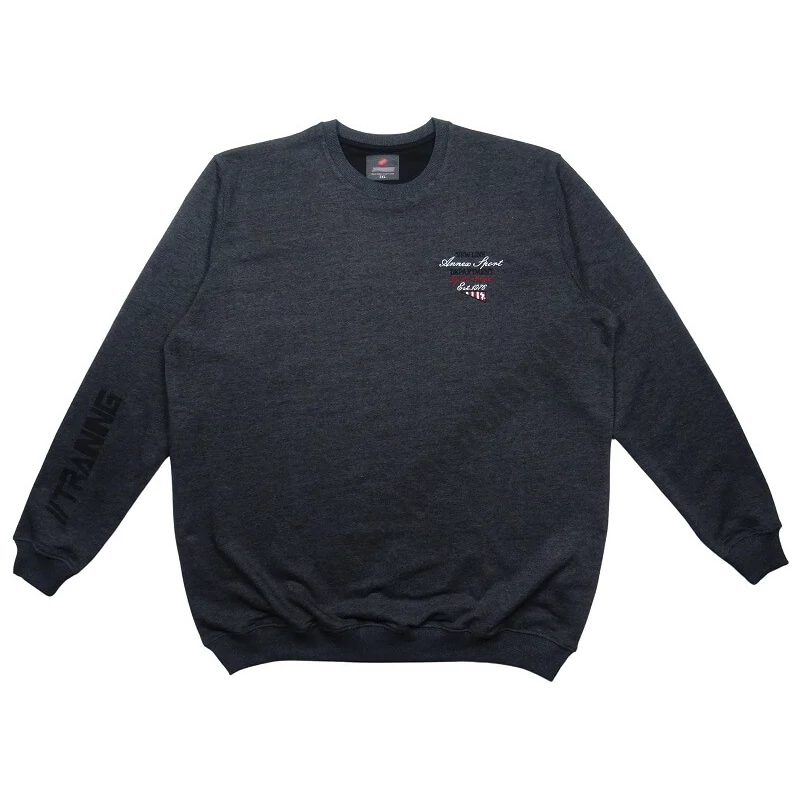 Férfi sportos pulóver 2XL szürke