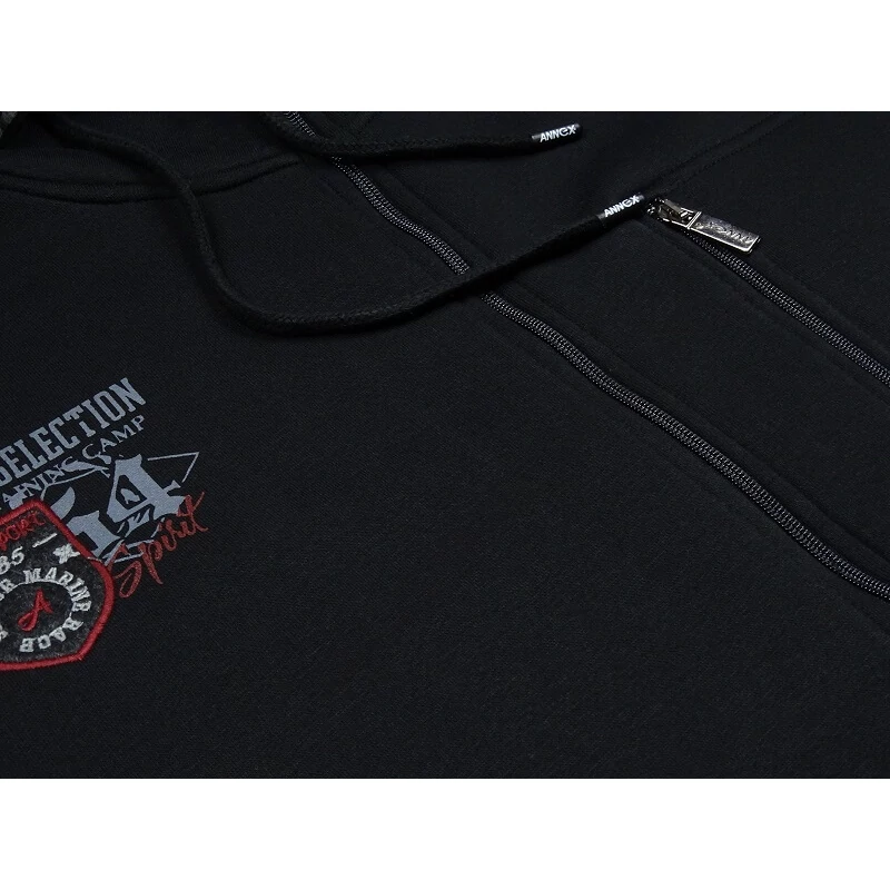 7XL-10XL extra nagyméretű A.Fekete Spirit férfi kapucnis pulóver