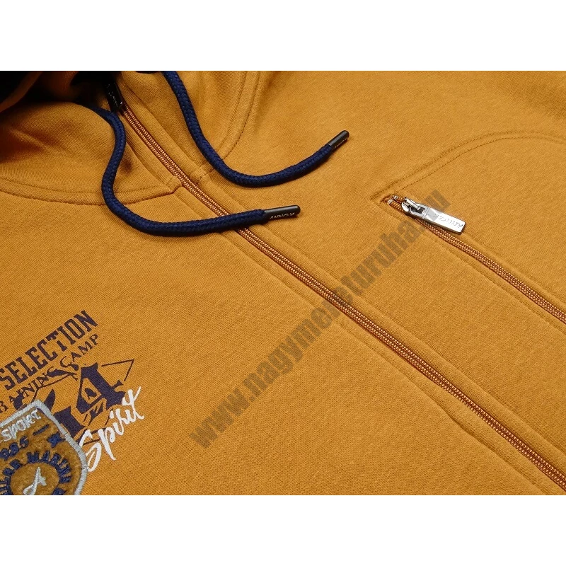 2XL-10XL extra nagyméretű A.Mustár Spirit férfi kapucnis pulóver