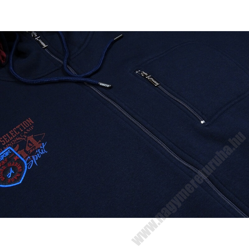 7XL-10XL extra nagyméretű A.Sötétkék Spirit férfi kapucnis pulóver, prémium minőségű 100% pamutból. Rendeljen online, vagy jöjjön el hozzánk személyesen!2