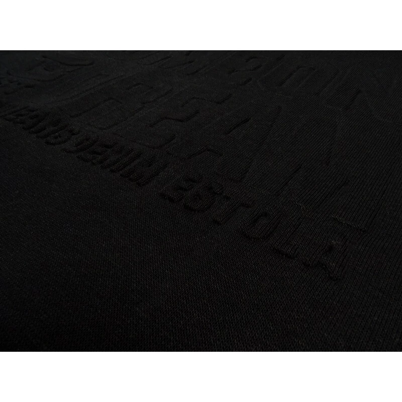 Extra nagy 3XL-8XL méretű férfi kenguruzsebes pulóver, fekete színben, 3D feliratokkal.Prémium minőségű 100% pamutból. Rendeljen online, vagy jöjjön el hozzánk személyesen!3