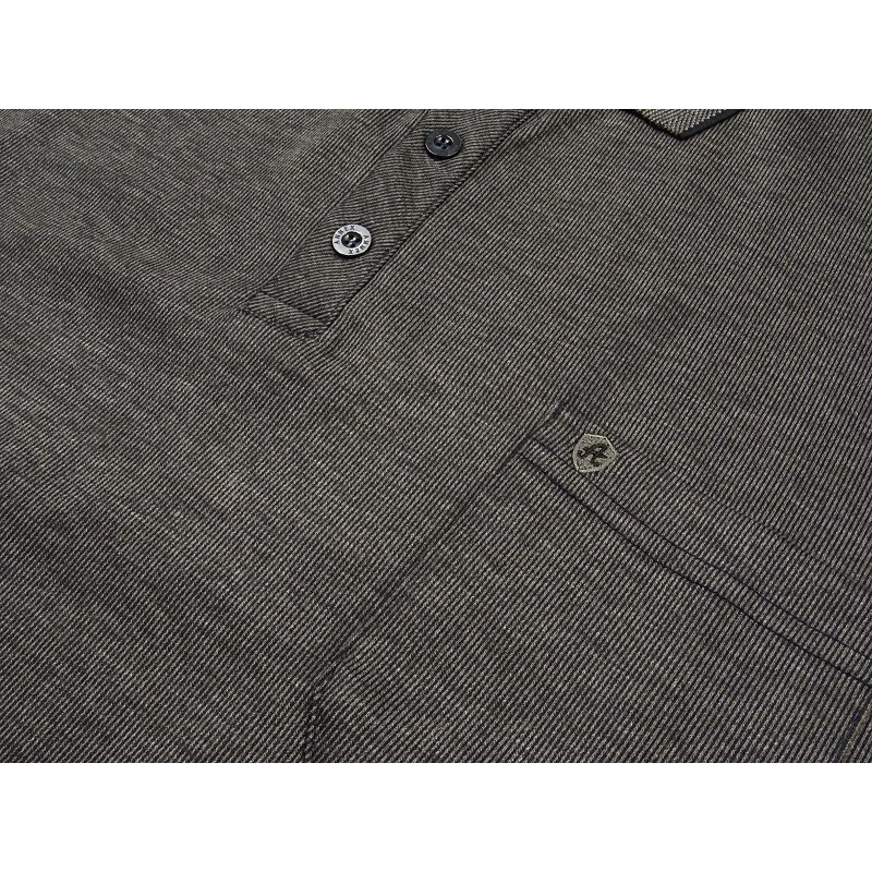 Galléros pulóver Elegant 3XL antracit nagyméretű