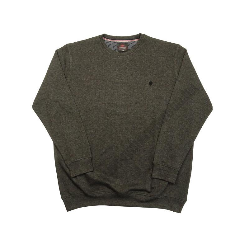 2XL-6XL nagyméretű sportos A.Szürke Royal férfi pulóver.Prémium minőségű 100% pamutból.Rendeljen kényelemesen online vagy próbálja fel személyesen üzletünkben!1