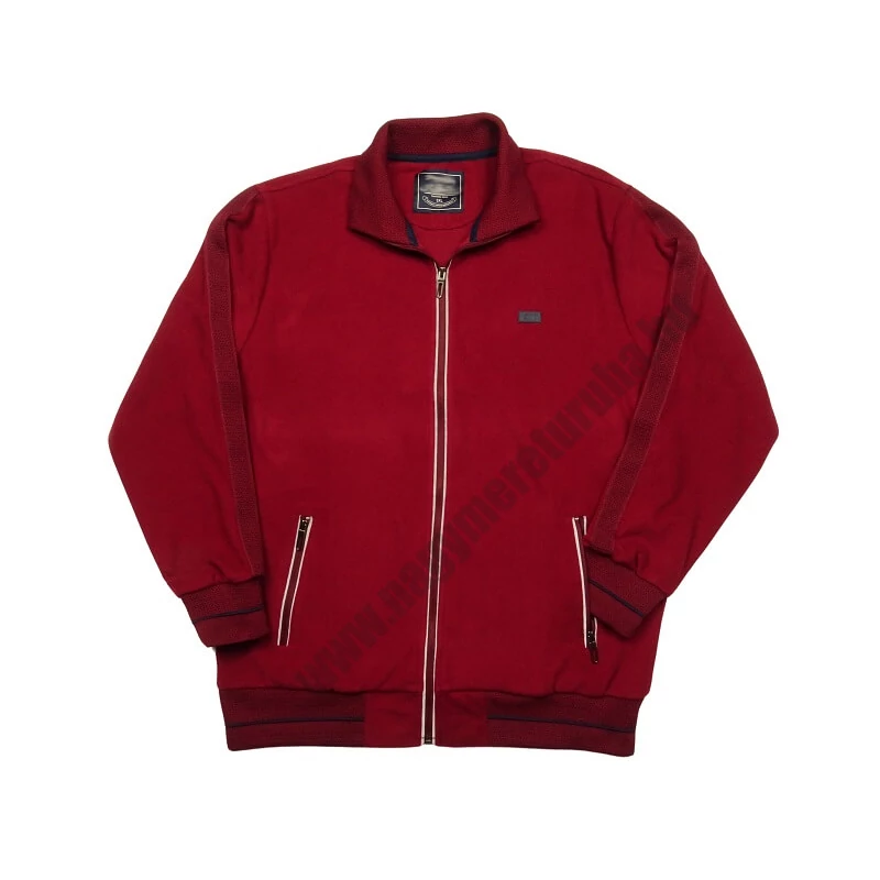Nagy 3XL,4XL,5XL méretű-R.Mix Bordó férfi cipzáras kardigán fényvisszaverő csíkokkal.Rendeljen kényelemesen online vagy jöjjön el hozzánk üzletünkbe!1