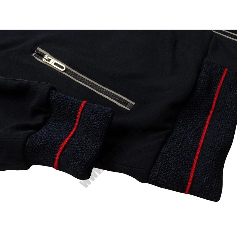 Nagy 3XL,4XL,5XL méretű-R.Mix Sötétkék férfi cipzáras kardigán fényvisszaverő csíkokkal.Rendeljen kényelemesen online vagy jöjjön el hozzánk üzletünkbe!3