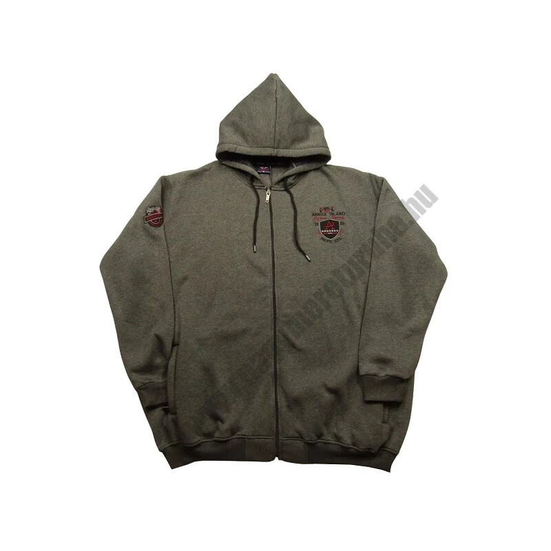 Férfi kapucnis pulóver 7XL szürke