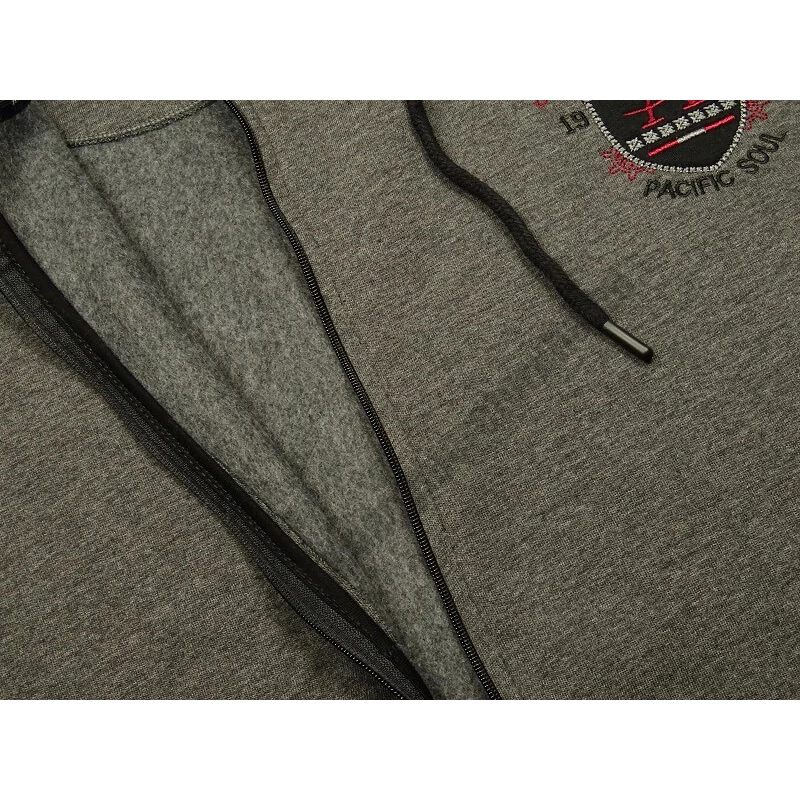 Vastag 7XL-10XL extra nagyméretű A.Pacific szürke férfi kapucnis pulóver, prémium minőségű 100% pamutból. Rendeljen online, vagy jöjjön el hozzánk személyesen!3