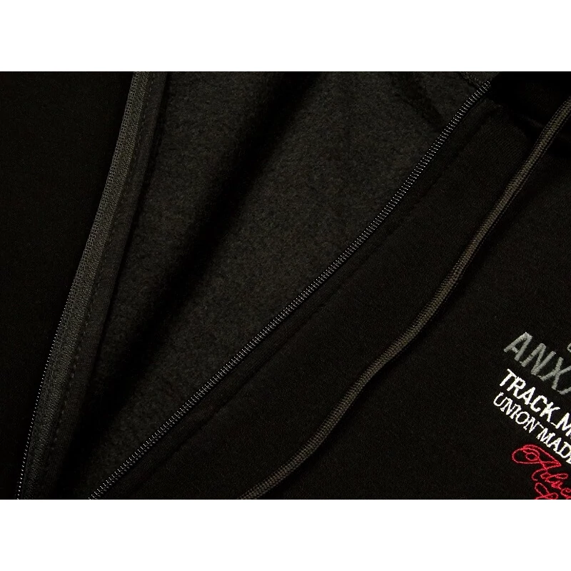 Vastag 2XL-10XL extra nagyméretű A.Racer fekete férfi kapucnis pulóver, prémium minőségű 100% pamutból. Rendeljen online, vagy jöjjön el hozzánk személyesen!3