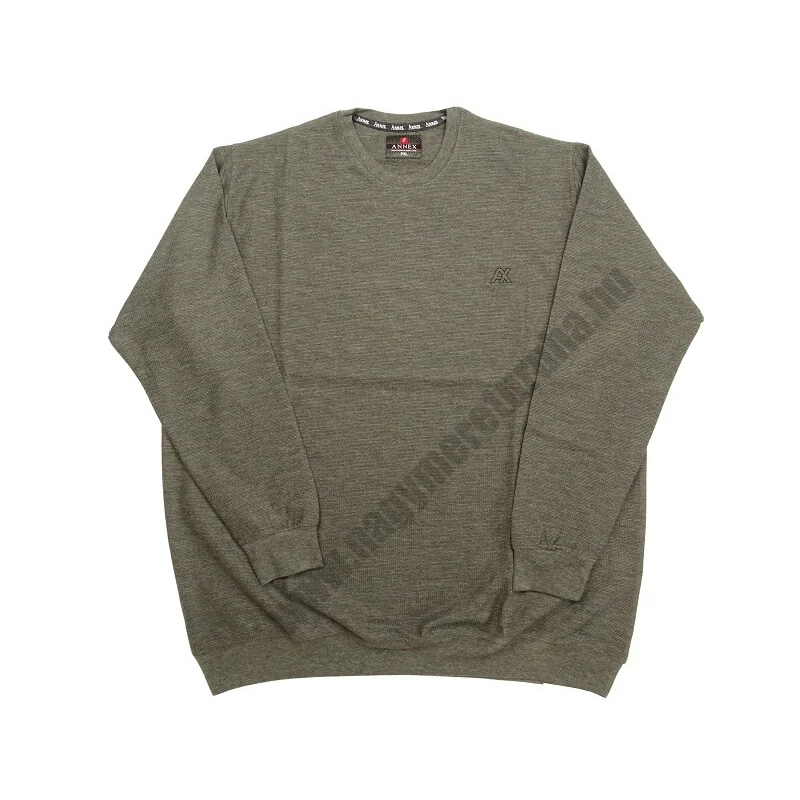 Férfi pulóver Regular 5XL szürke nagyméretű