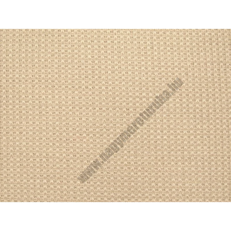 3XL bézs goffri mintás férfi póló anyagmintája közelről – rugalmas pamutkeverék textúra