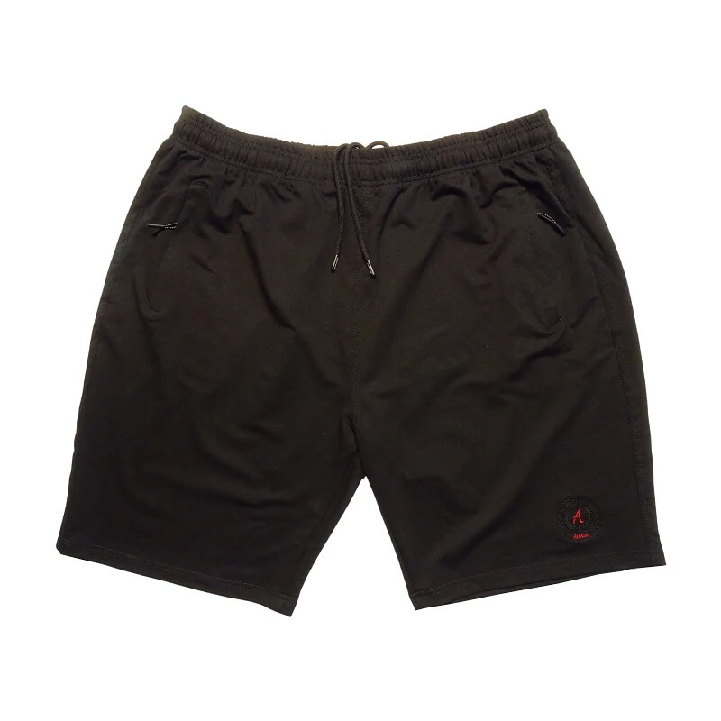 Nagy 2XL-6XL méretű férfi pamut rövidnadrág fekete színben cipzáras zsebekkel. Prémium minőségű, pamutban gazdag rugalmas anyagból!Rendeljen online, gyors 1-2 napos szállítással vagy jöjjön el hozzánk és próbálja fel személyesen!