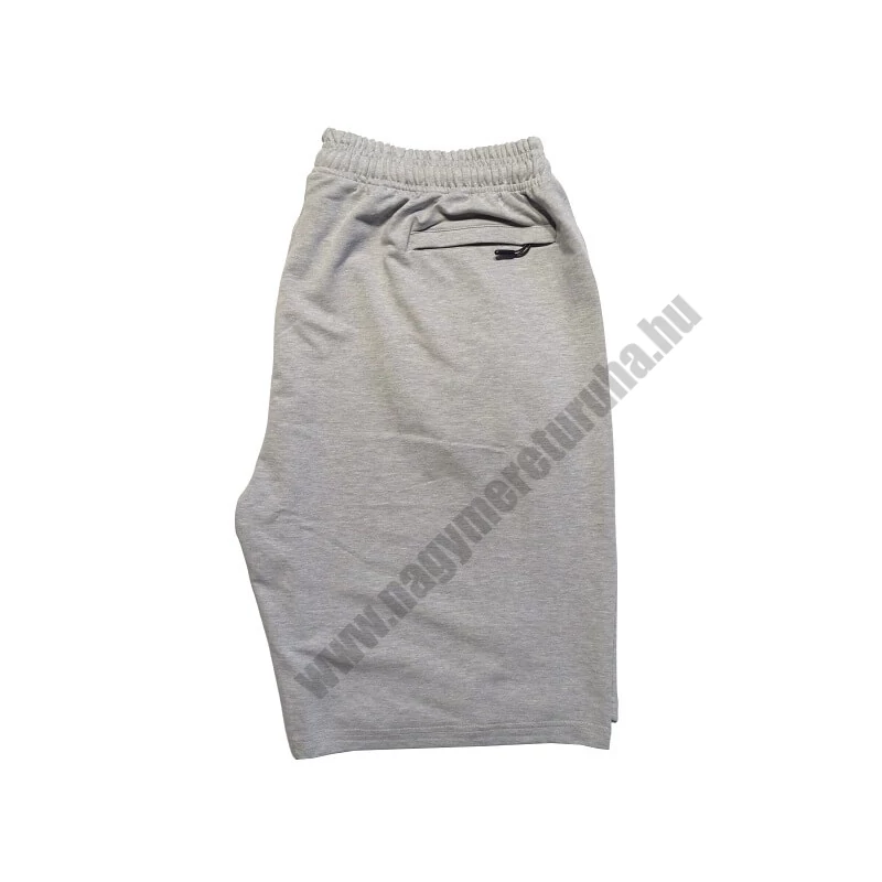 Nagy 2XL-6XL méretű férfi pamut rövidnadrág szürke színben cipzáras zsebekkel. Prémium minőségű, pamutban gazdag rugalmas anyagból!Rendeljen online, gyors 1-2 napos szállítással vagy jöjjön el hozzánk és próbálja fel személyesen!2
