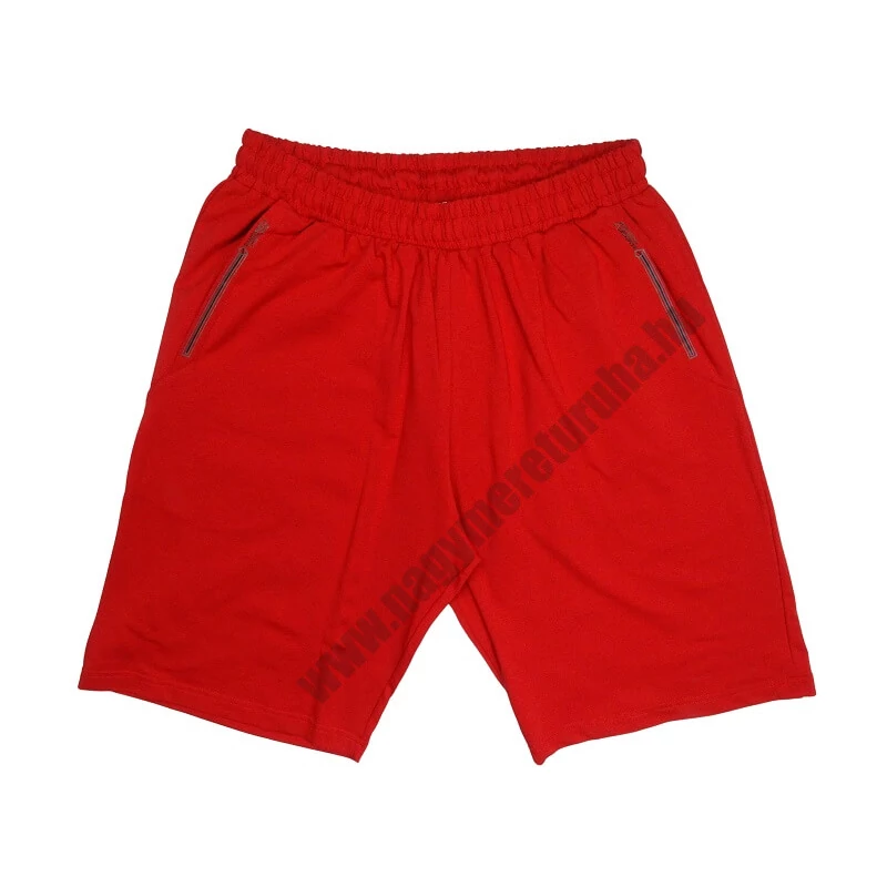 2XL-8XL méretű R.Piros zsebes nagyméretű pamut rövidnadrág sportos férfiaknak, prémium minőségben!Rendeljen online vagy jöjjön el hozzánk személyesen!1