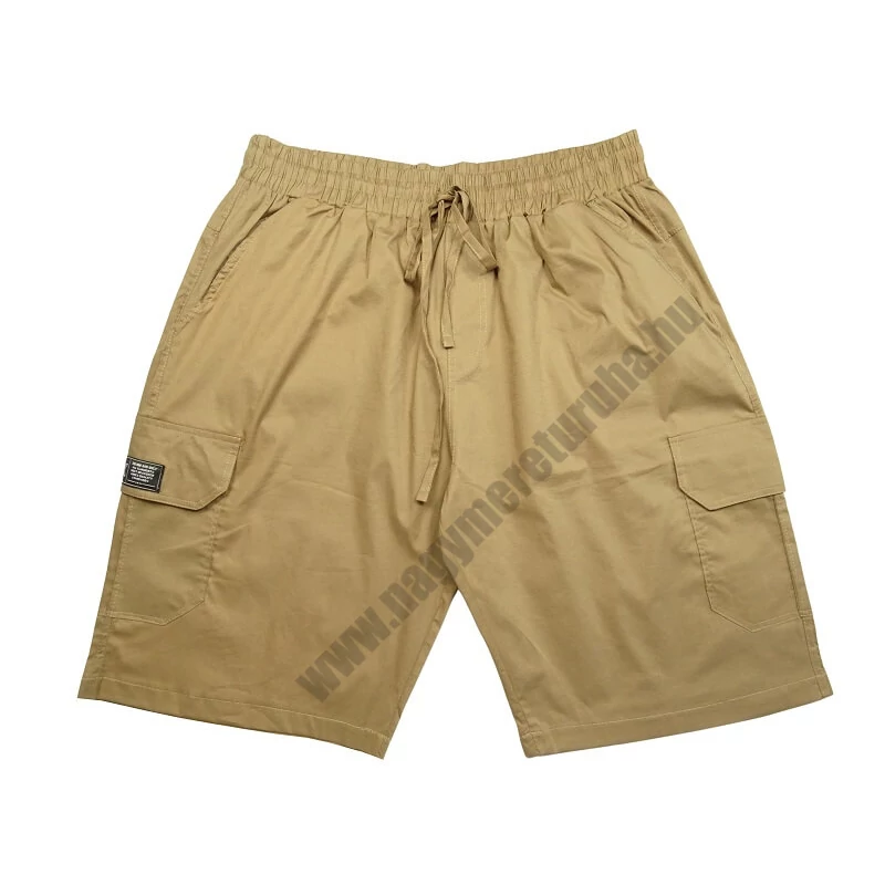 Nagy 2XL,3XL,4XL,5XL,6XL méretű A.Skate camel oldalzsebes vékony rövidnadrág, sportos férfiaknak.Prémium minőségű rugalmas pamutból.Rendeljen online,gyors szállítással!1