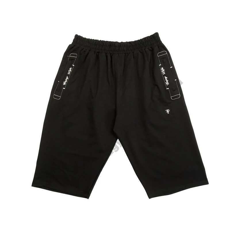 Sportos 3XL,4XL,5XL,6XL,7XL,8XL nagyméretű férfi pamut háromnegyedes nadrág,fekete színben. Prémium minőségű 100% pamutból!Rendeljen online, gyors 1-2 napos szállítással vagy jöjjön el hozzánk és próbálja fel személyesen!