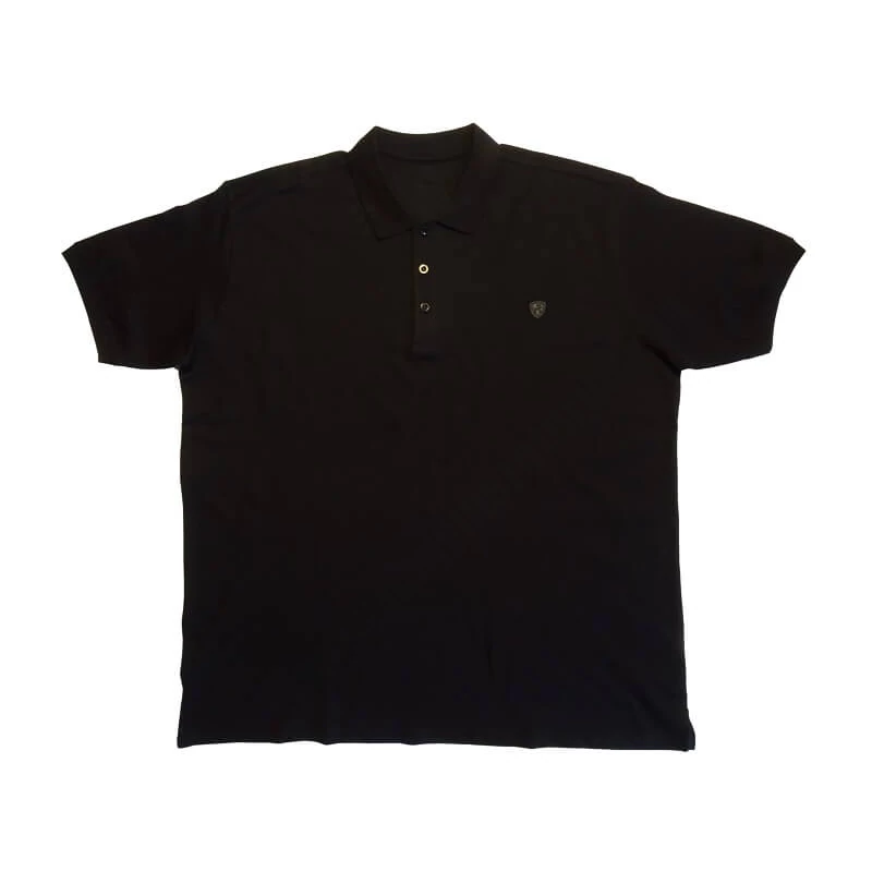Férfi galléros póló 5XL fekete
