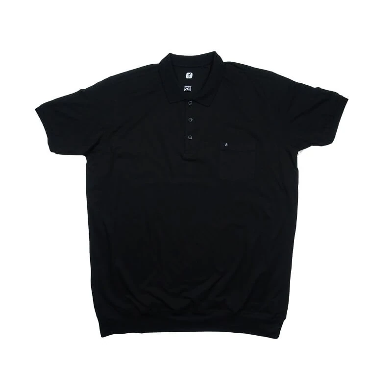 2XL-6XL méretű prémium minőségű A.Fekete zsebes rövid ujjú nagyméretű galléros passzés póló férfiaknak, akár személyes átvétellel is. Vásárolja meg online, pontos mérettáblázatunk segítségével!1