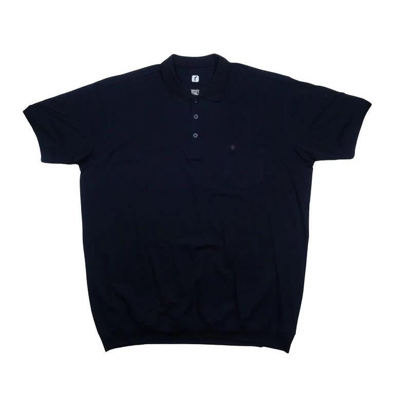 2XL-6XL méretű prémium minőségű A.Sötétkék zsebes rövid ujjú nagyméretű galléros passzés póló férfiaknak, akár személyes átvétellel is. Vásárolja meg online, pontos mérettáblázatunk segítségével!1