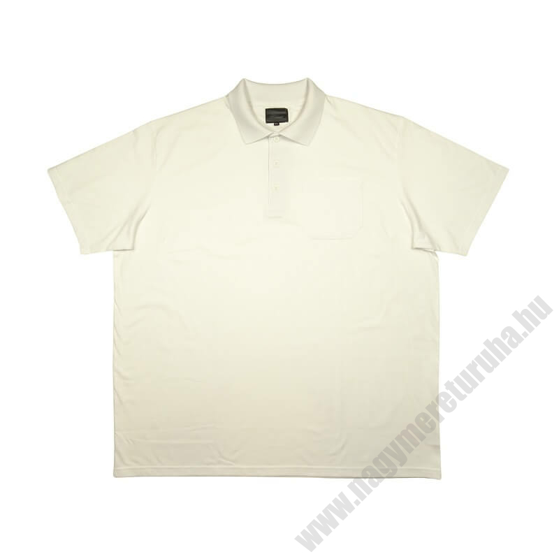 Extra nagy 3XL-8XL méretű prémium minőségű U.Fehér rövid ujjú zsebes galléros póló férfiaknak, akár személyes átvétellel is. Vásárolja meg online, pontos mérettáblázatunk segítségével!1