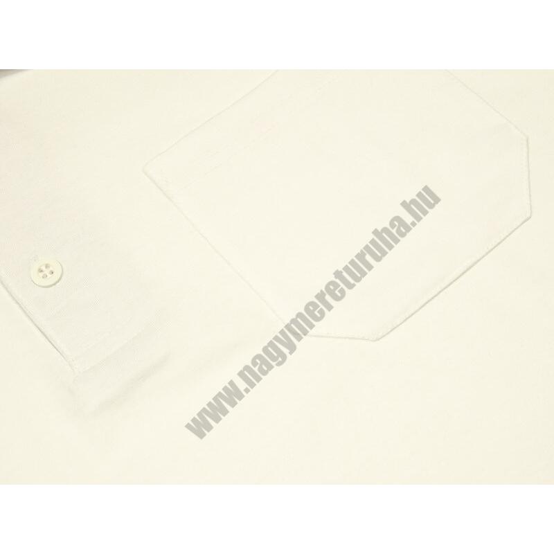 Extra nagy 3XL-8XL méretű prémium minőségű U.Fehér rövid ujjú zsebes galléros póló férfiaknak, akár személyes átvétellel is. Vásárolja meg online, pontos mérettáblázatunk segítségével!2