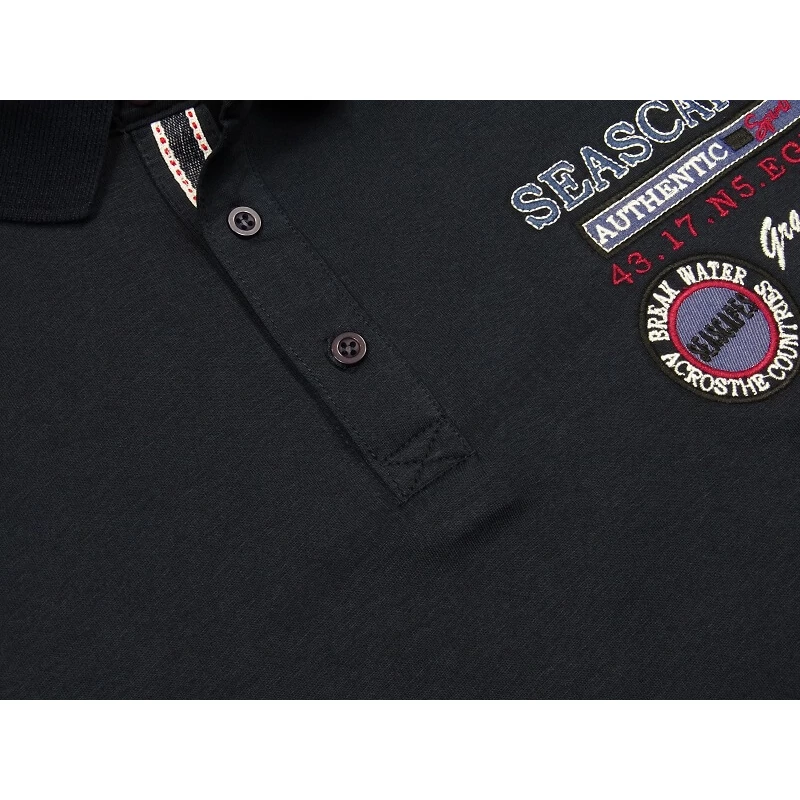 3XL-6XL méretű prémium minőségű GC.Break sötétkék rövid ujjú nagyméretű galléros póló férfiaknak, akár személyes átvétellel is. Vásárolja meg online, pontos mérettáblázatunk segítségével!2